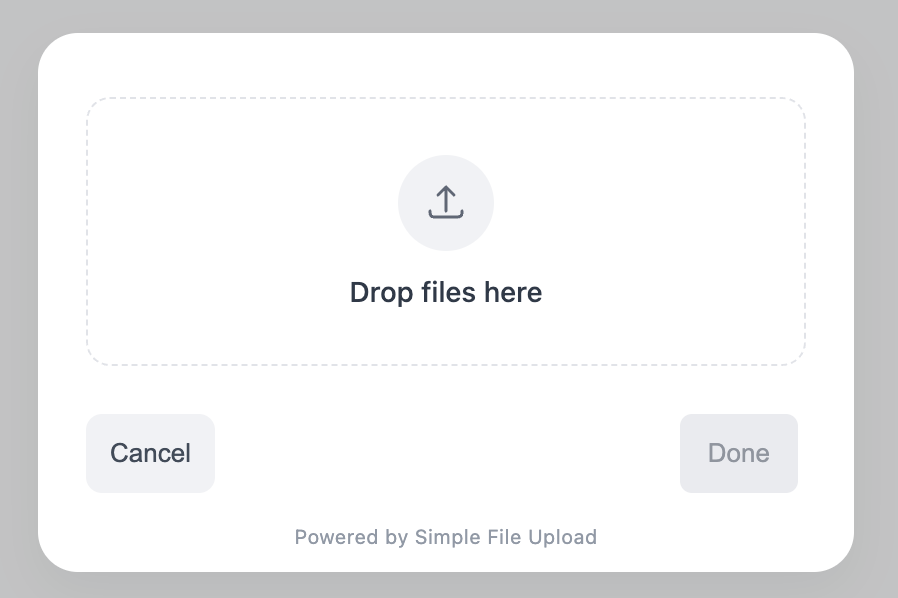Multi-File Upload Widget